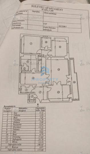 Apartament 4 Camere| 2 Bai | Zona Arcul De Triumf | Parcare Inclusa| - fotografie proprietate 12