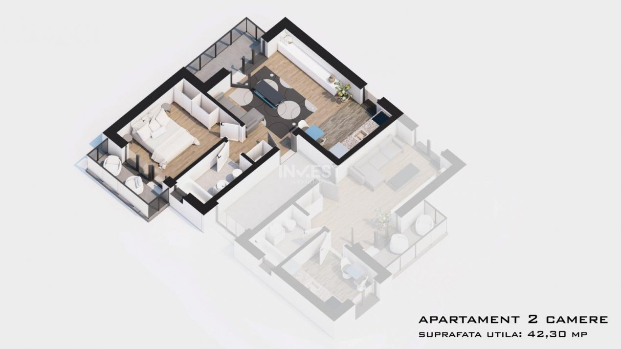 COMISION 0%! 2 CAMERE BLOC NOU PACURARI-REDIU  - 3