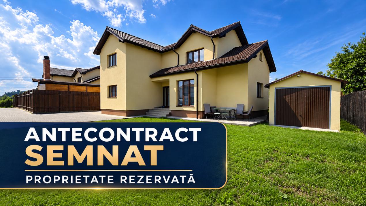 Casă individuală mobilată în Hărman | 139 mp utili, teren 540 mp, șemineu