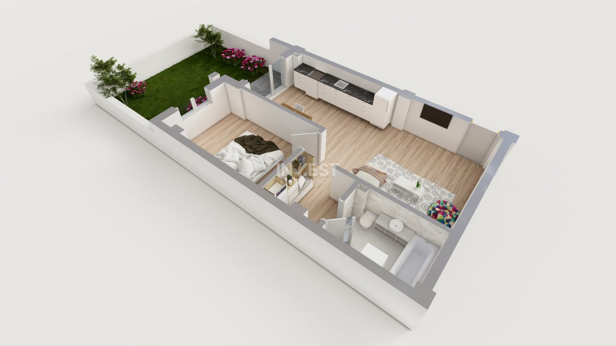 COMISION 0% ! 2 CAMERE CU GRADINA 43MP POPAS PACURARI - 4