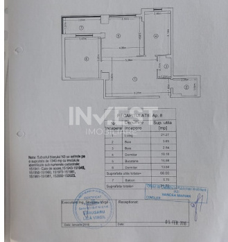 Apartament 3 camere de vânzare – bloc nou, etaj intermediar - 9