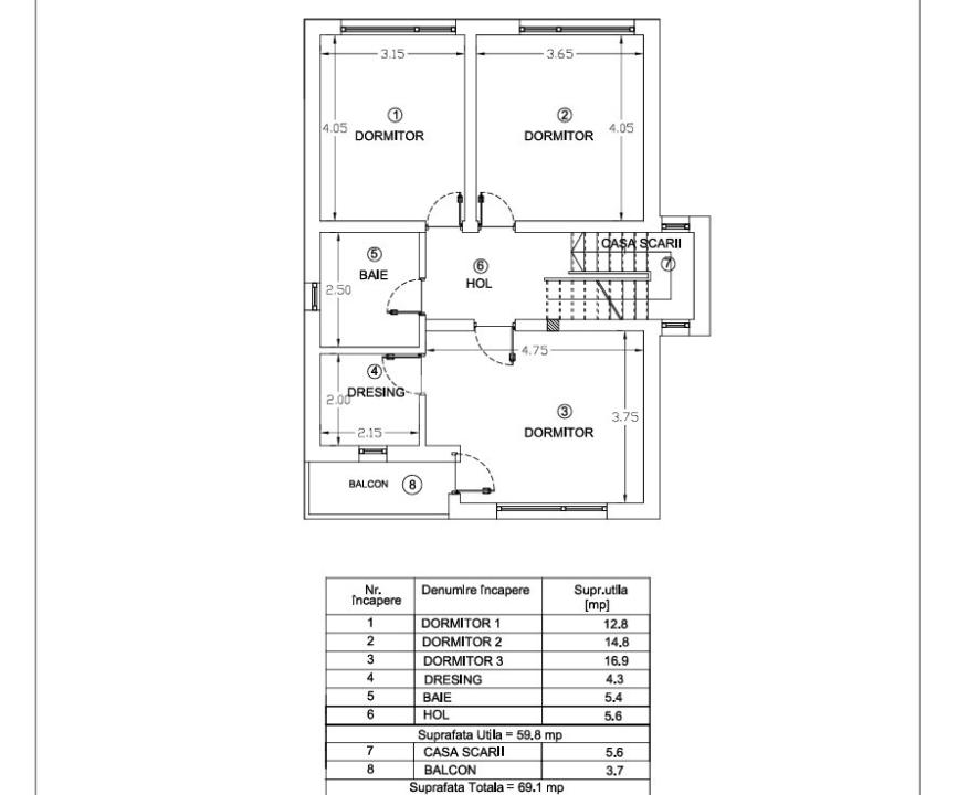 Casă individuală cu 4 camere/2 băi zona Bârnova - 4