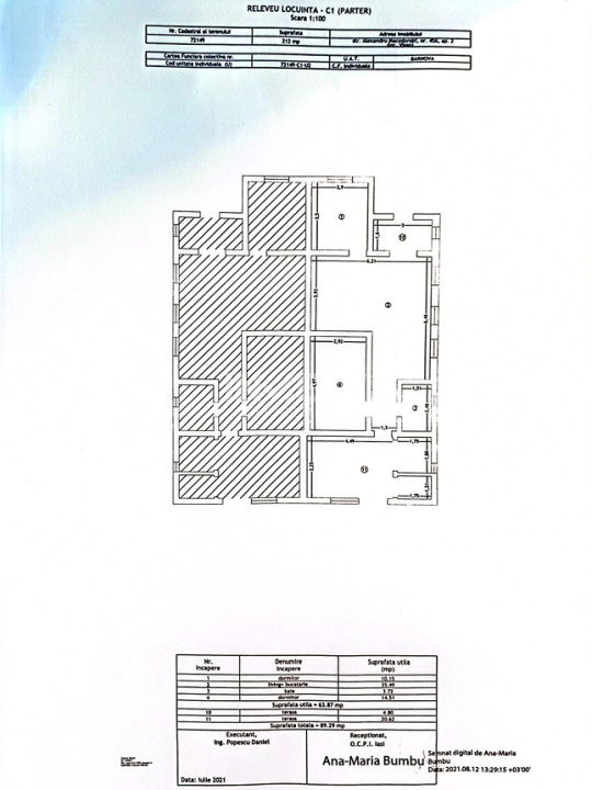 Casă tip duplex de vânzare 380 MP teren, zona Vișani - IAȘI, COMISION 0% - 8