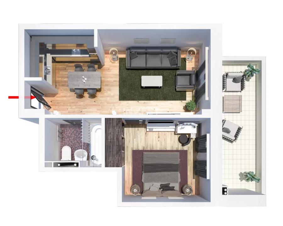 Apartament 2 camere-Tătărași Sud- Ideal pentru locuit sau investiție - 8