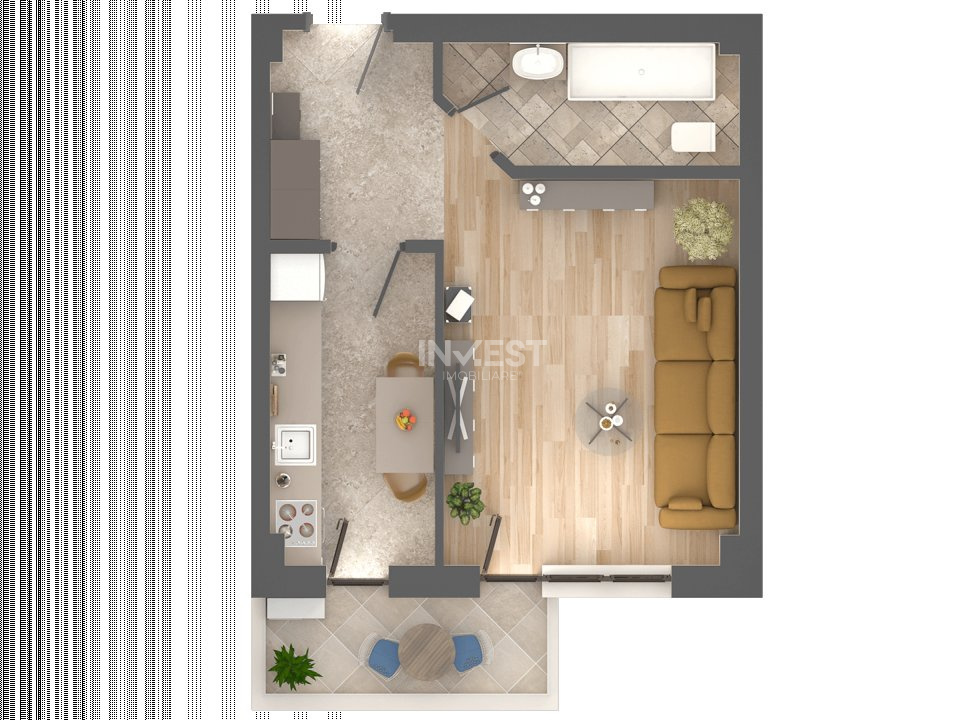 *UNIREA TOWERS* APARTAMENT 1 CAMERĂ - DECOMANDAT - 5