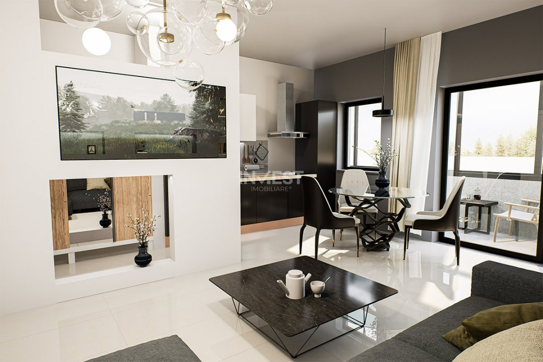 Apartament 1 cameră - spațios într-un complex rezidențial nou din Podu Roș - 11
