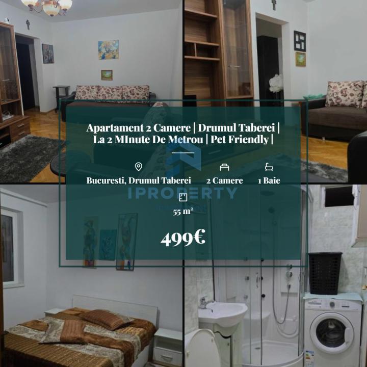 Apartament 2 Camere | Drumul Taberei | La 2 MInute De Metrou | Pet Friendly | - fotografie proprietate 1
