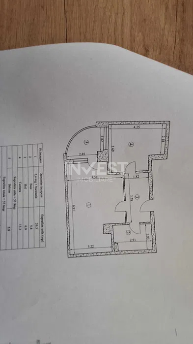 Apartament 2 camere-Tatarasi- Metalurgie-Bloc nou- Etaj intermediar - 5