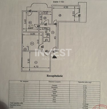 Apartament 3 camere decomandat, zona Moara de Foc- Luckoil, Iasi - 17
