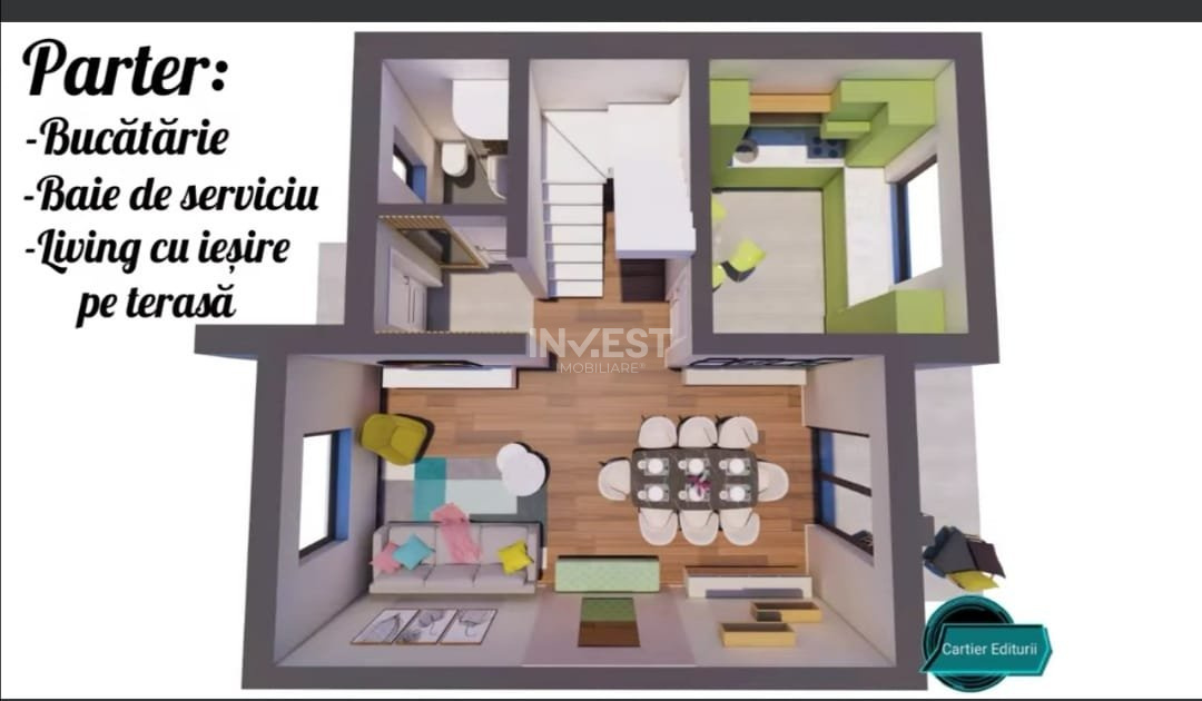 COMISION 0%, CASA 4 CAMERE, 2 BAI, 250 MP, HORPAZ - 10