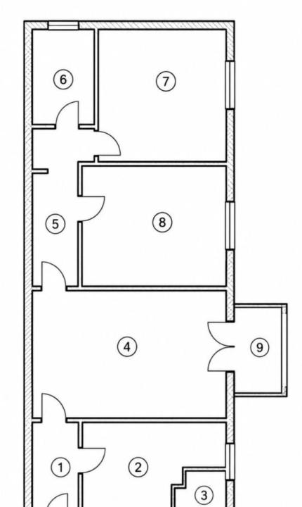 Apartament 3 camere, Zimbru, Mobilat si Utilat - 8