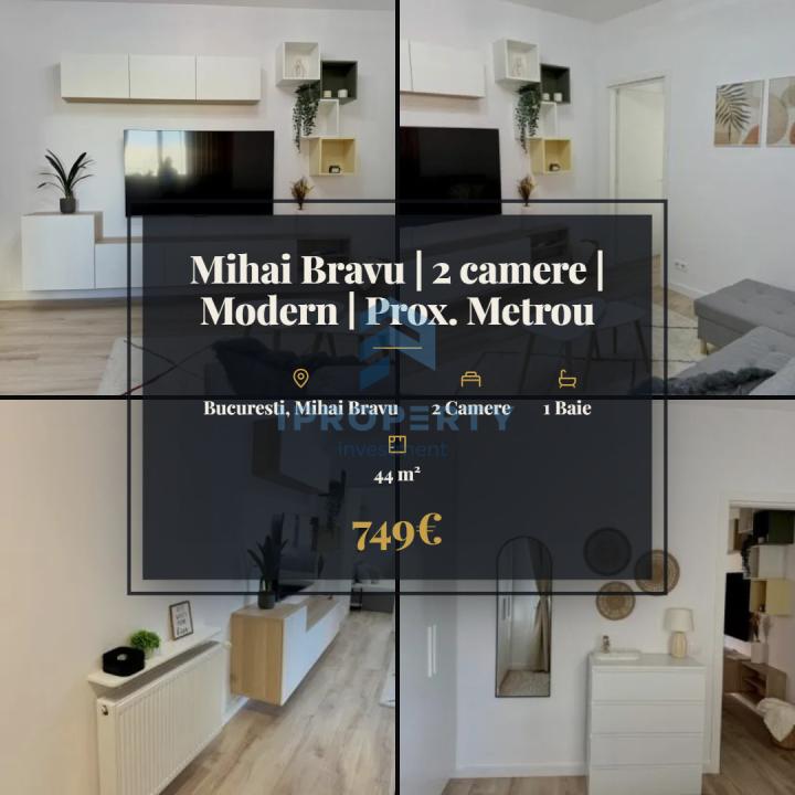 Mihai Bravu | 2 camere | Modern | Prox. Metrou - fotografie proprietate 1