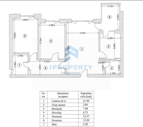 Închiriere Apartament 3 camere în Baneasa Greenfield Cu Loc De Parcare - fotografie proprietate 7