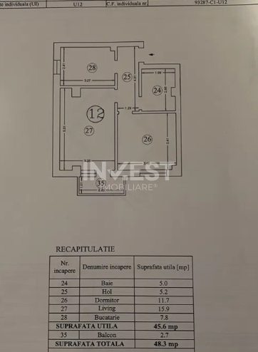 APARTAMENT CU 2 CAMERE DECOMANDAT, ETAJ 2, CAPAT CUG - 9