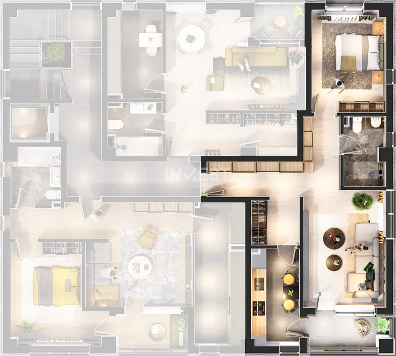 APARTAMENT CU 2 CAMERE , DECOMANDAT 59MP , FINALIZAT-LIDL GALATA - 8
