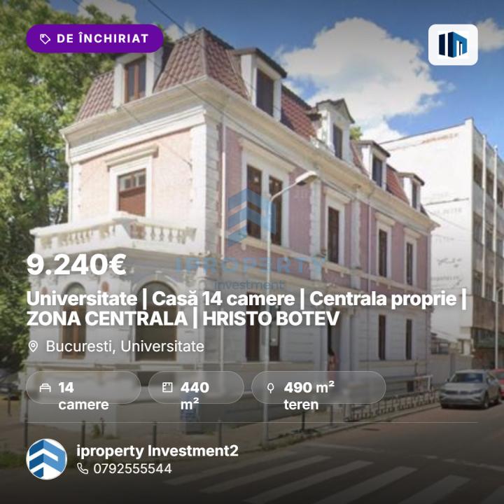 Universitate | Casă 14 camere | CENTRALA PROPRIE | ZONA CENTRALA | HRISTO BOTEV - fotografie proprietate 1