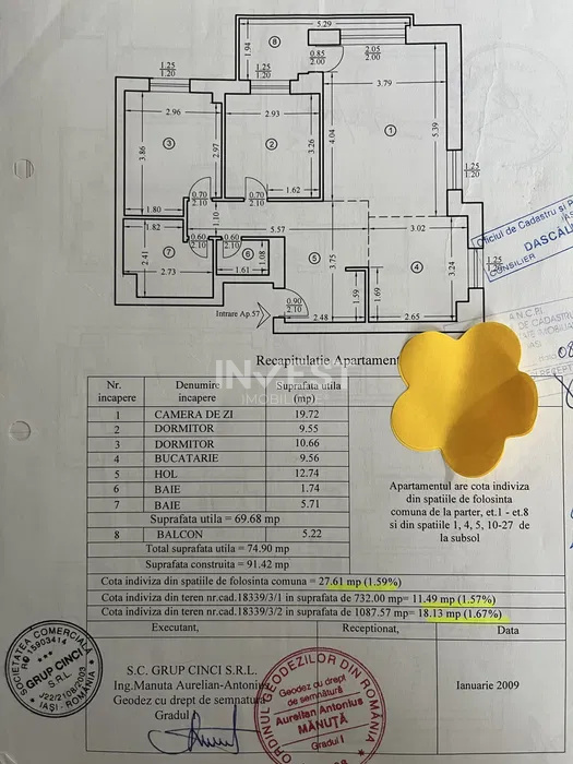 Apartament cu 3 camere - Zona Tatarasi - 5