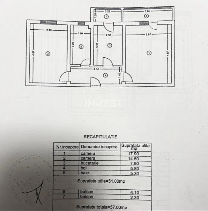 2 CAMERE DECOMANDAT ET.1 POPAS PACURARI, IASI - 6