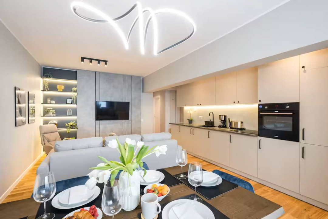 Apartament de lux cu 3 camere, 88 mp utili + 2 terase, Calea Victoriei