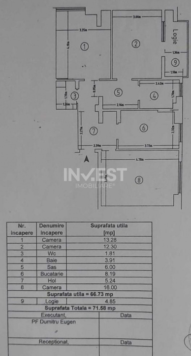 APARTAMENT 3 CAMERE-DACIA  - 9