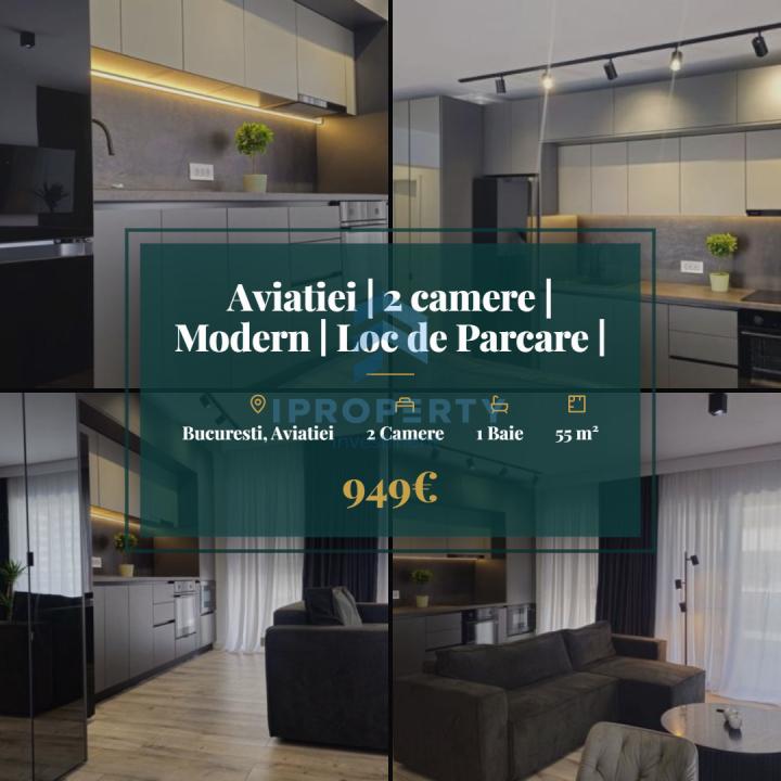 Aviatiei | 2 camere | Modern | Loc de Parcare | Bloc Nou - fotografie proprietate 1