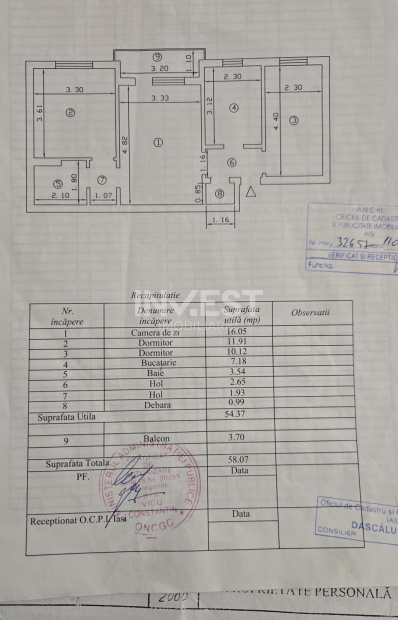 Apartament 3camere-Tatarasi-Sud - 8