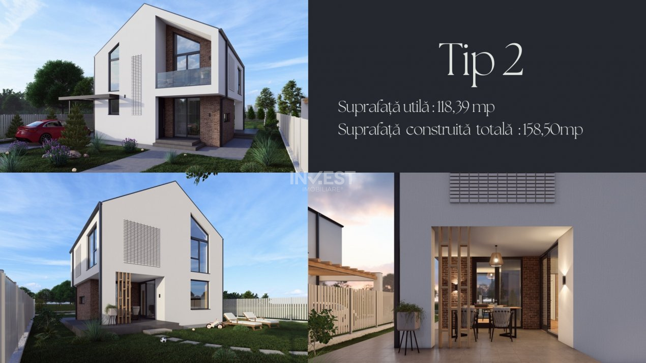 *Vilă Bucium-Vișan* - 650mp teren - *toate utilitățile* - 4