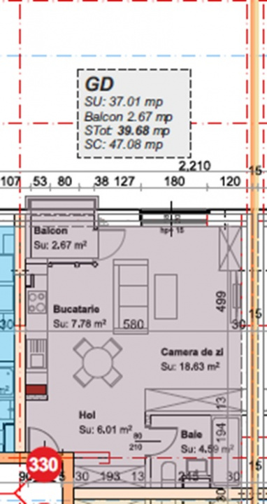 Garsoniera de vanzare in High Garden East | metrou Obor — imaginea 4