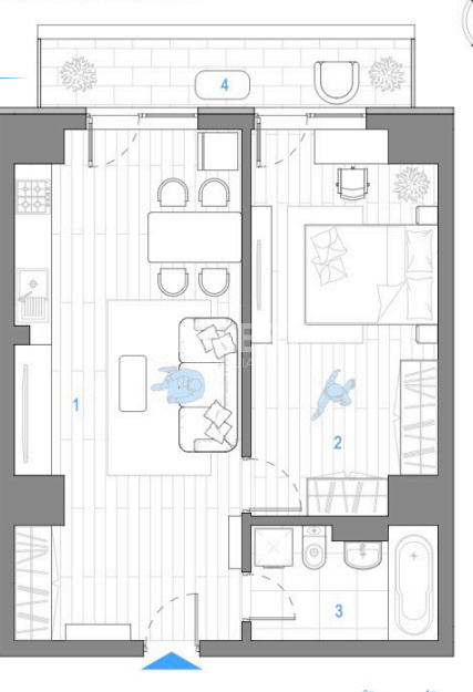 APARTAMENT CU 2 CAMERE , LOC DE PARCARE INCLUS IN PRET, COMSION 0%, NICOLINA - 9