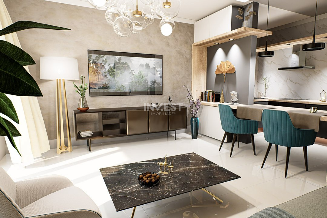 Apartament 2 camere - spațios într-un complex rezidențial nou din Podu Roș - 2