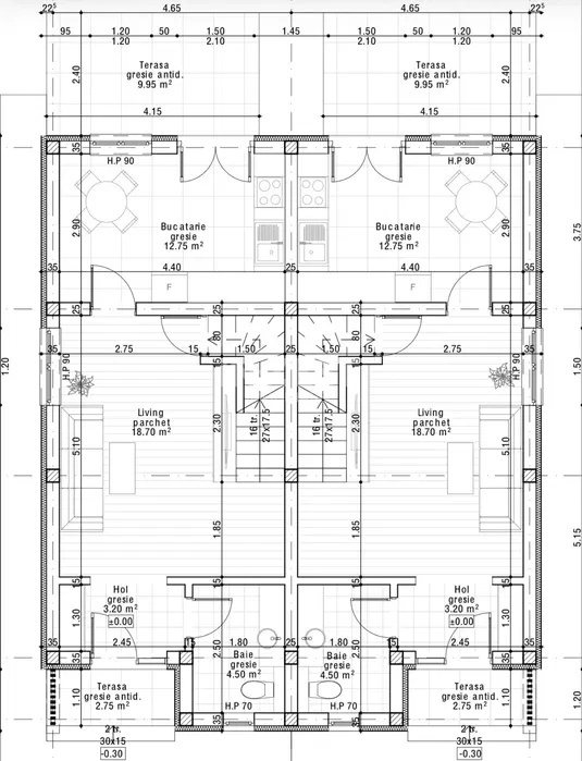 DUPLEX 3 CAMERE, 2 BAI, 250 MP TEREN, VOROVESTI-MIROSLAVA - 6