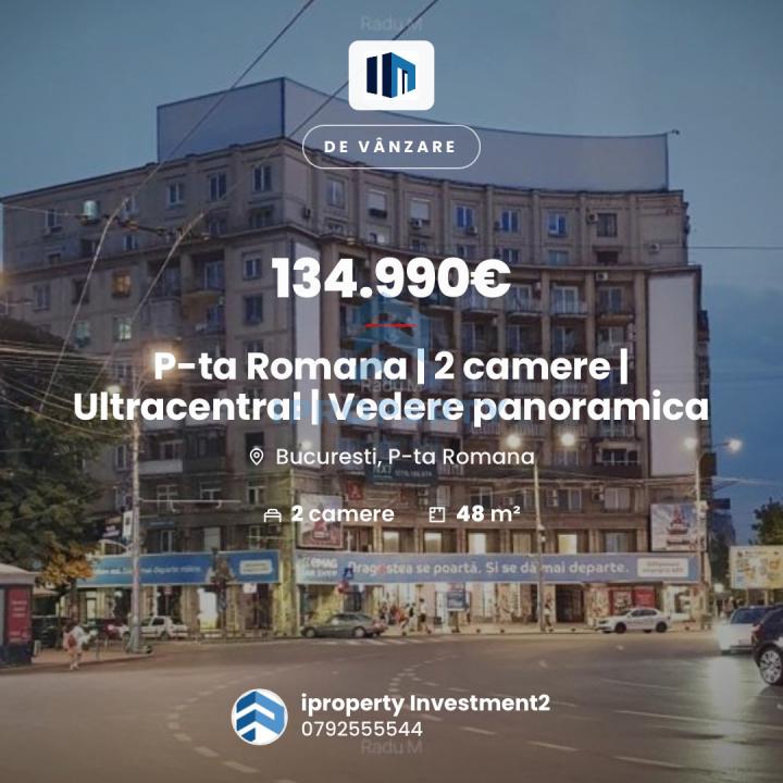 P-ta Romana | 2 camere | Ultracentral | Vedere panoramica - fotografie proprietate 1
