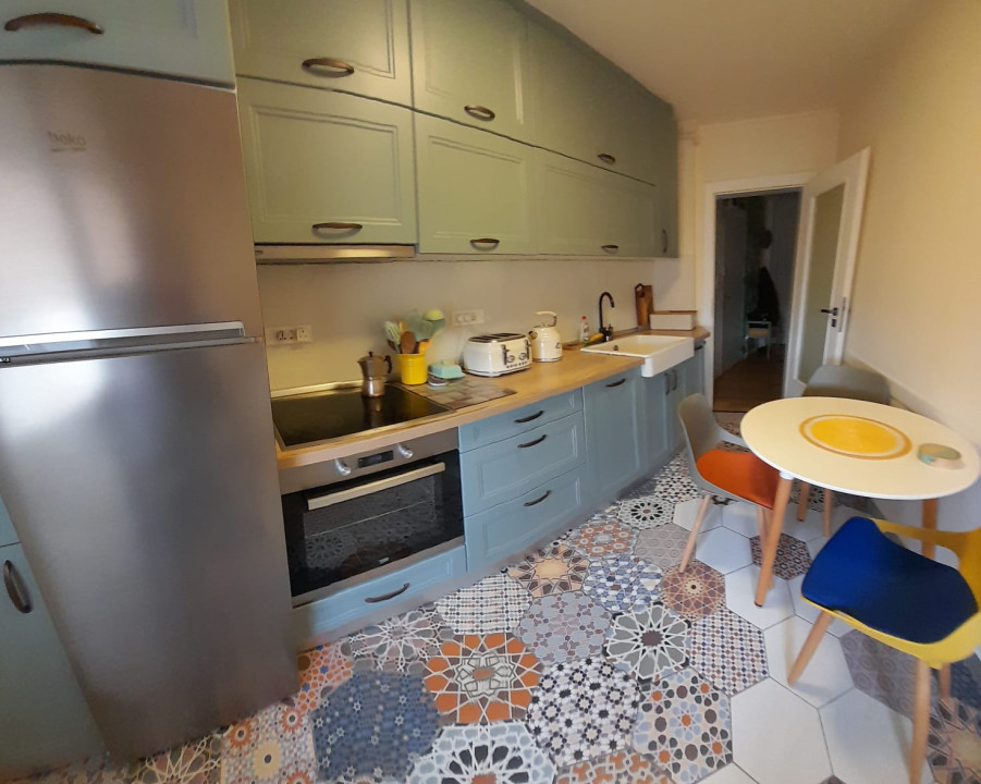 Apartament 2 camere decomandate, 62 mp utili, zona Campului Manastur