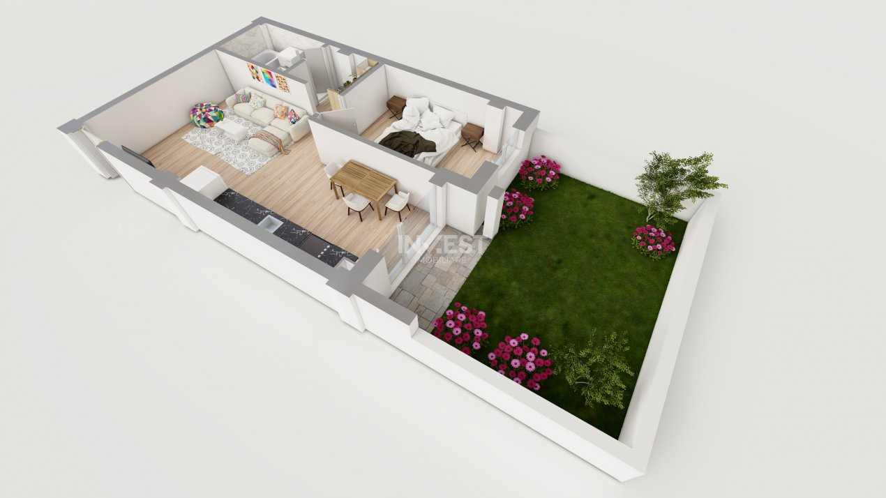 COMISION 0% ! INTABULAT! 2 CAMERE CU GRADINA 43MP POPAS PACURARI - 13