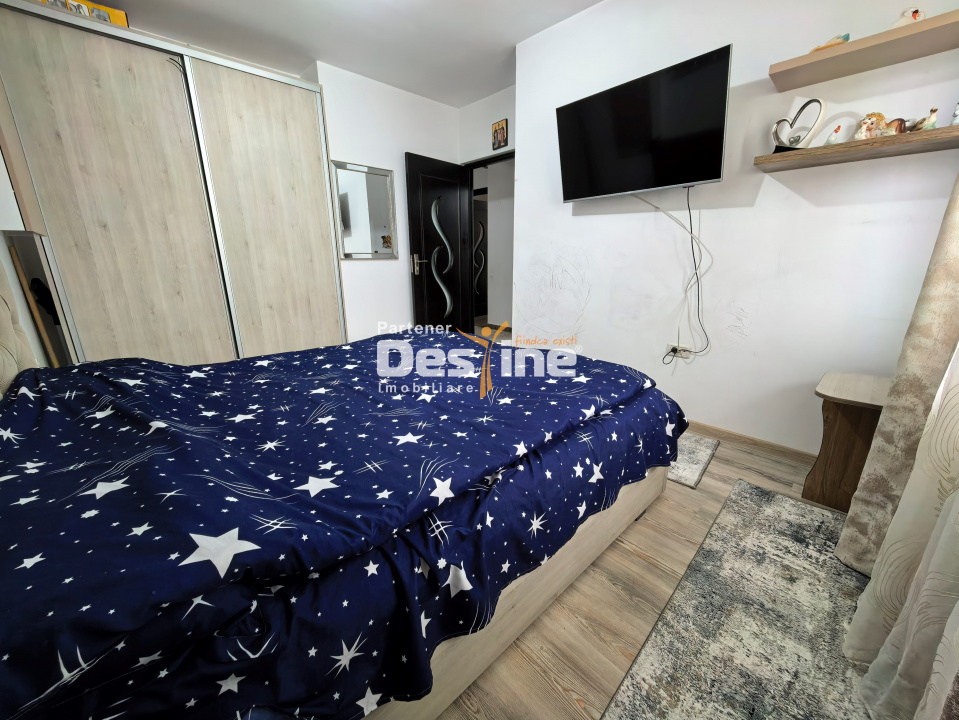 Apartament 2 camere decomandat 49 mp mobilat utilat + balcon