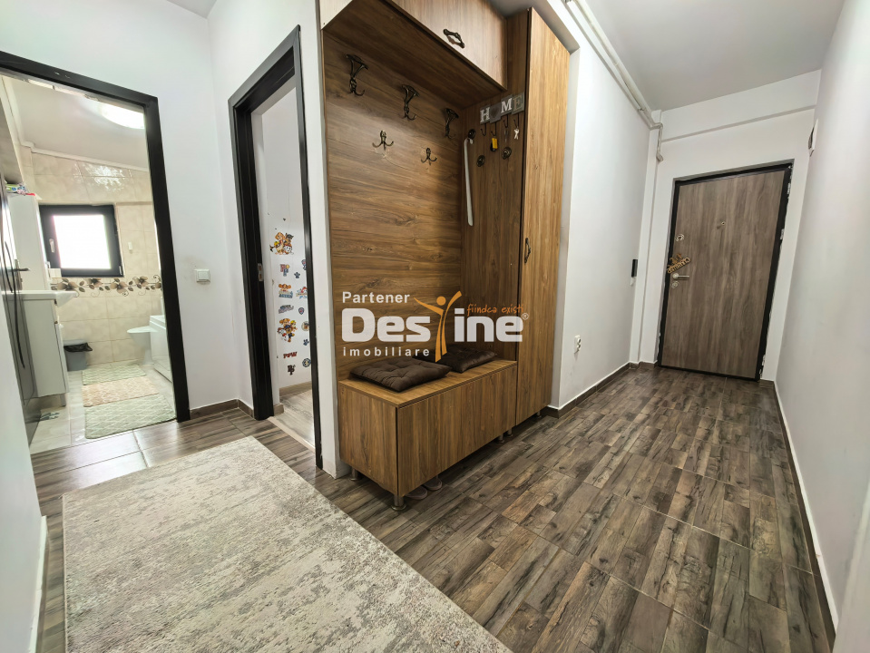 Apartament 2 camere decomandat 49 mp mobilat utilat + balcon