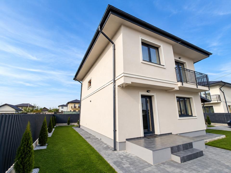 Casă individuală, 4 camere, 2 băi, beci — Valea Lupului, Iași | Finalizată - 1