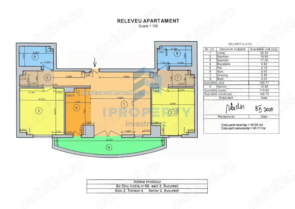 Apartament 3 Camere Stefan cel Mare  - fotografie proprietate 10