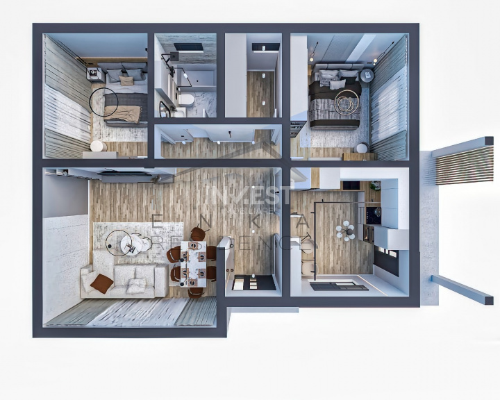 CASA INDIVIDUALA, 3 CAMERE,81 MP UTILI, 400MP TEREN, MIROSLAVA - 10