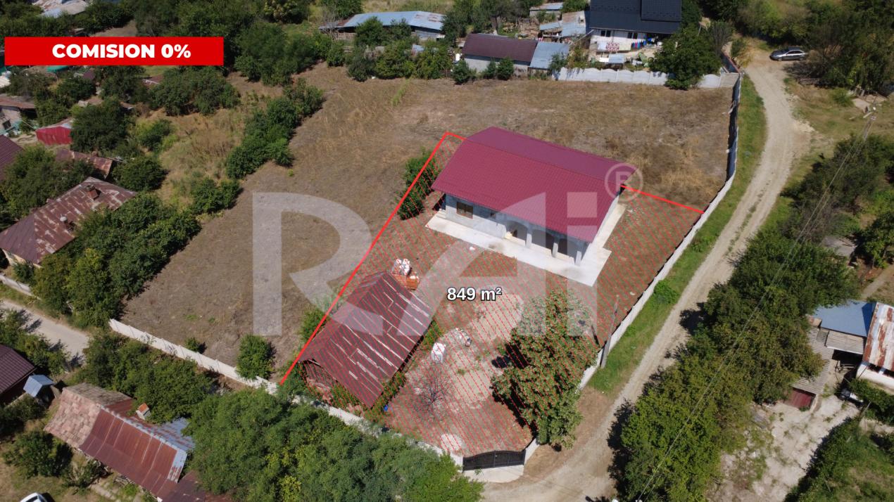 CASĂ LA ROȘU + 849 MP TEREN | CORNETU – ȘIMNICU DE SUS