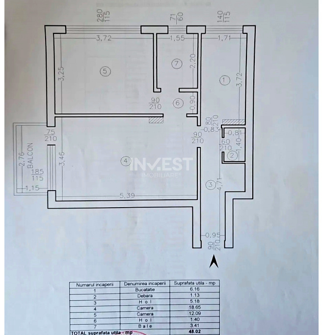 CENTRU-COPOU apartament 2 camere  - 7