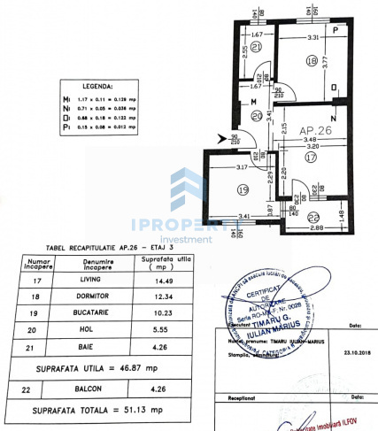 Roșu | 3 camere | Bloc Nou  - fotografie proprietate 12