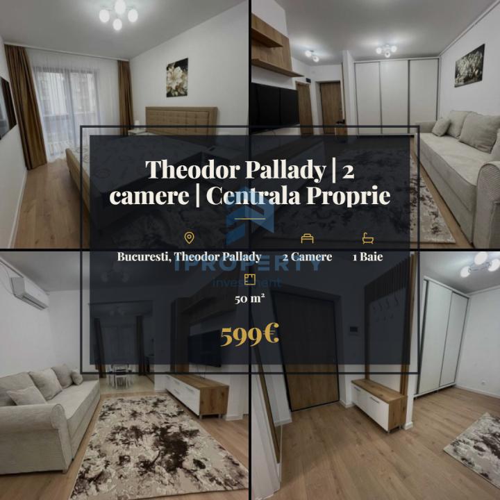 Theodor Pallady | 2 camere | Centrala Proprie | Modern | Prima Inchiriere - fotografie proprietate 1
