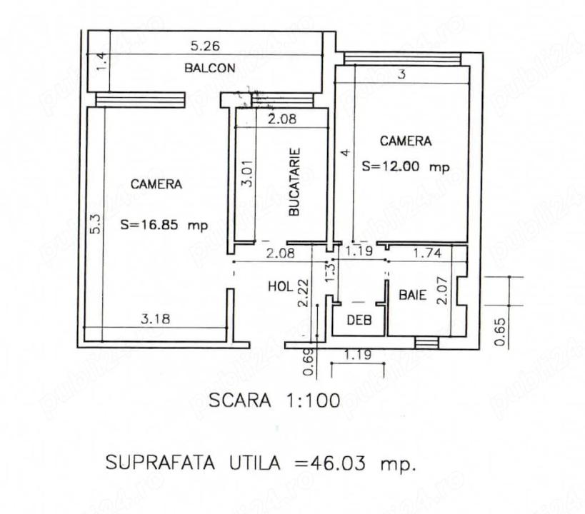 Apartament 2 camere-etaj 1-Tătărași - 10