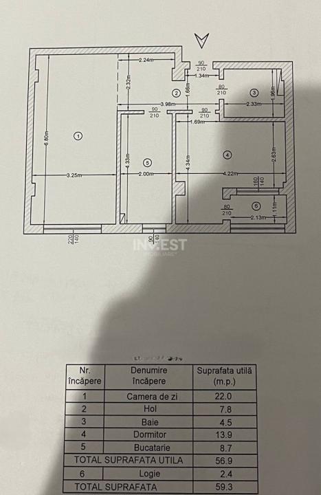 2 CAMERE DECOMANDAT MOBILAT BLOC NOU POPAS PACURARI - 14