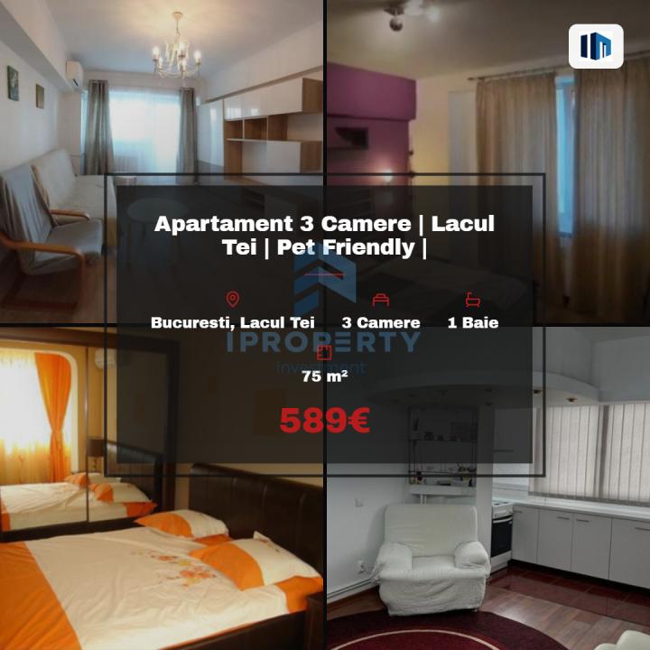 Apartament 3 Camere | Lacul Tei | Pet Friendly |  - fotografie proprietate 1