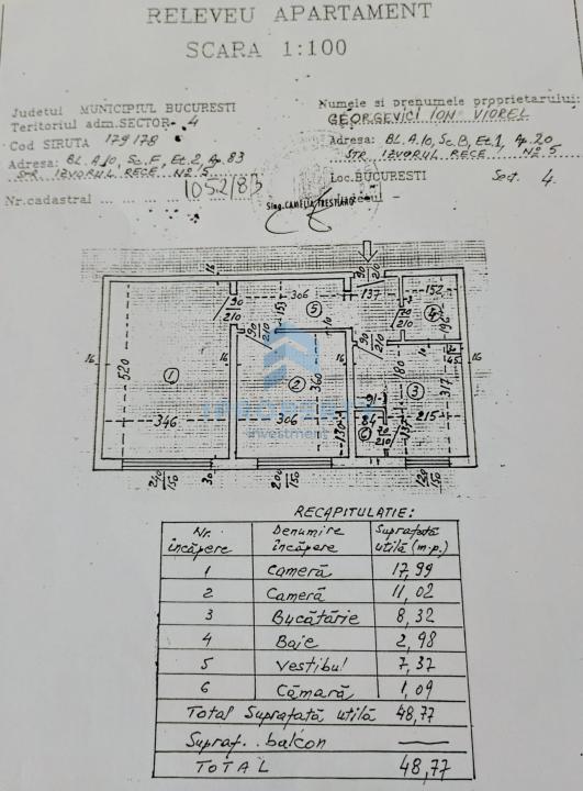 Berceni - Izvorul Rece | 2 camere | Decomandat | Proximitate Metrou - fotografie proprietate 3