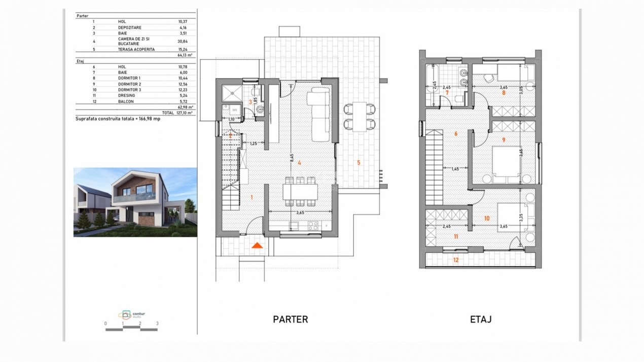 *Vilă Bucium-Vișan* - 650mp teren - *toate utilitățile* - 7