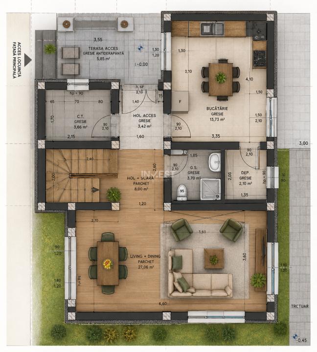 CASA INDIVIDUALA, 4 CAMERE, 2 BAI, 750 MP TEREN, MIROSLAVA - 3