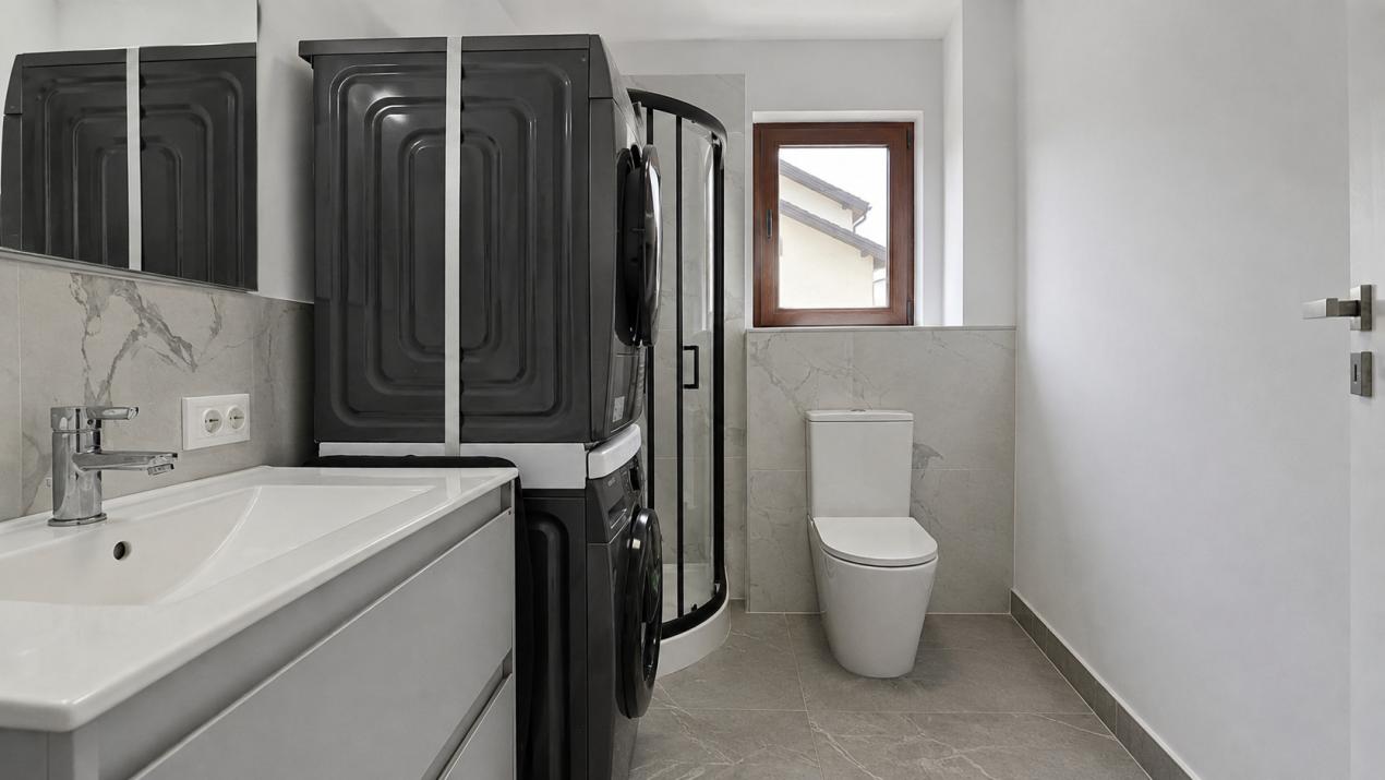 Casă individuală mobilată în Hărman | 139 mp utili, teren 540 mp, șemineu